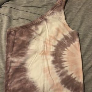 American Eagle outfitters tie dye one strap top